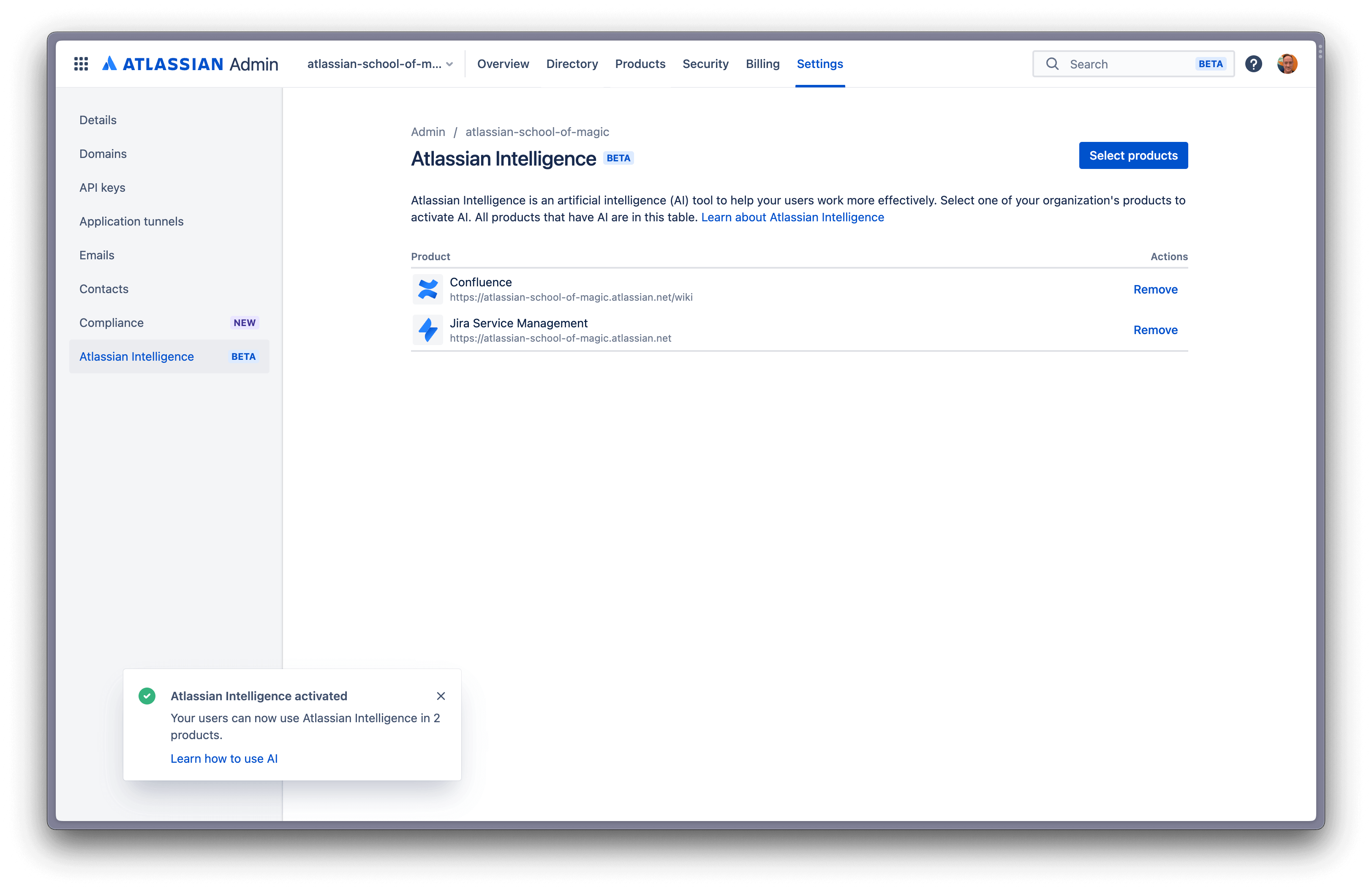Atlassian 人工智能即会激活。
