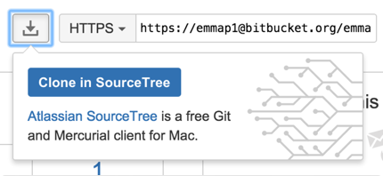 Bitbucket clone in Sourcetree